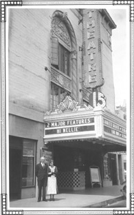 1934 - Michael & Ana (Muench) Eltiste - Orange Theatre, Orange, California