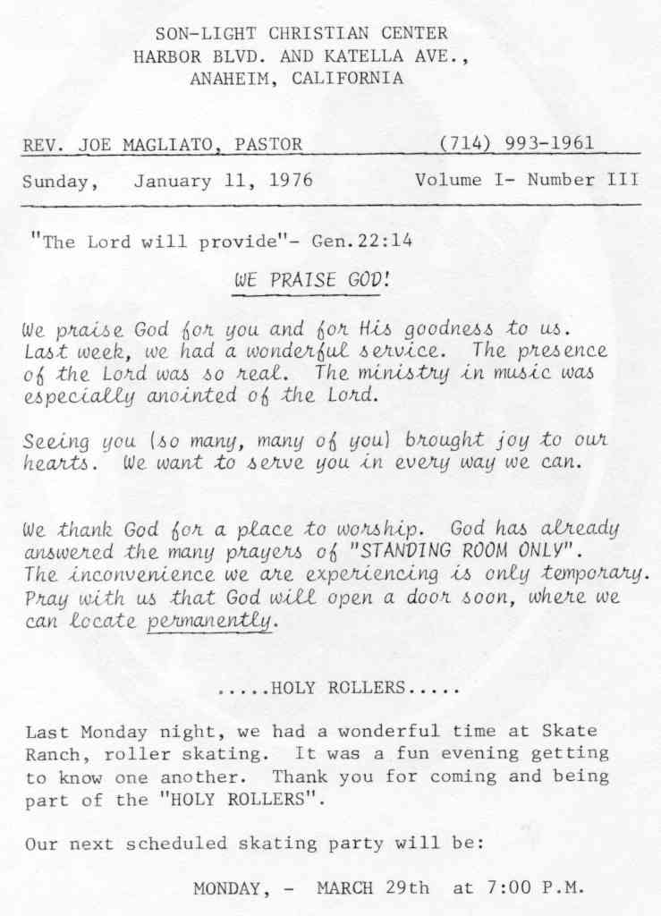 Volume 1, Number 3 - Page 1